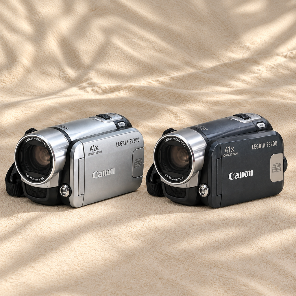 Vintage style wedding camcorder hire kit including carry case, microphone and video light, delivered across the UK